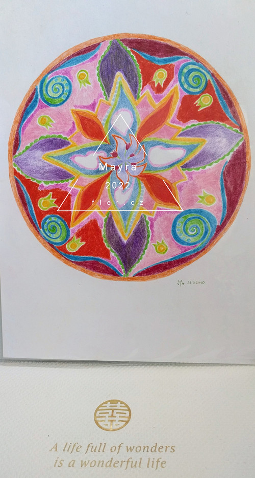 Mandala meditace obrázek