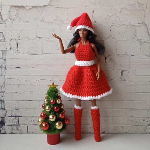 Oblečky pro Barbie, FR, Integrity - vánoční — foto 1