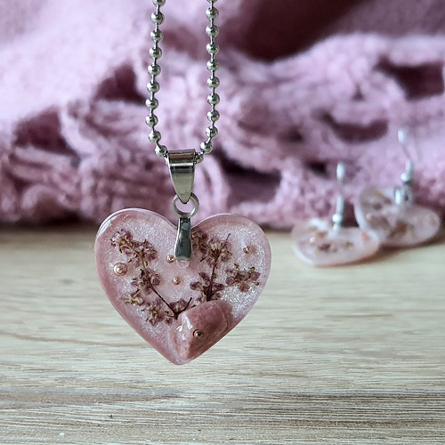 Náhrdelník "Sakura" s Rodonitem — foto 1