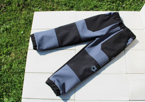 Softshell. kalhoty "s fotbalovým míčem"