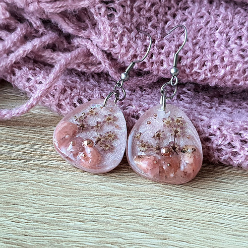 REZERVACE NÁUŠNICE "Sakura" s Rodonitem — foto 1