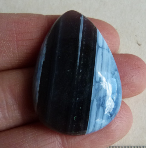 Opál modrý africký - 3,8 cm - Extra
