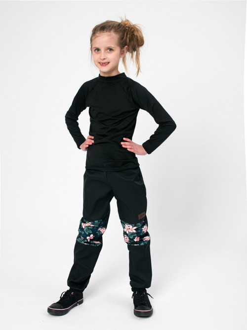 Drexiss jaro/podzim soft BLACK-MOON FLOWERS