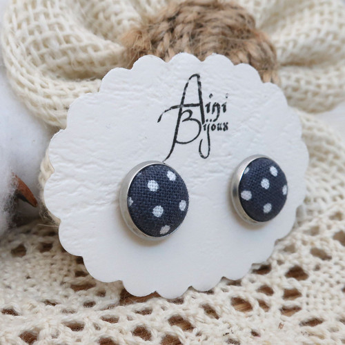 Buttonkové pecky Puntíky 12mm *na objednávku