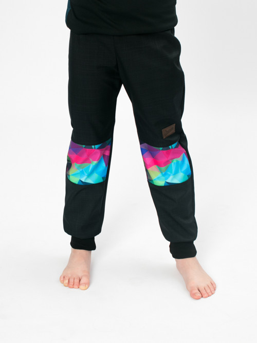 Drexiss zimní soft BLACK-SHAPES COLOURS - PINK