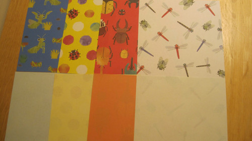 Set 4 obojstranní Origami z Japonska