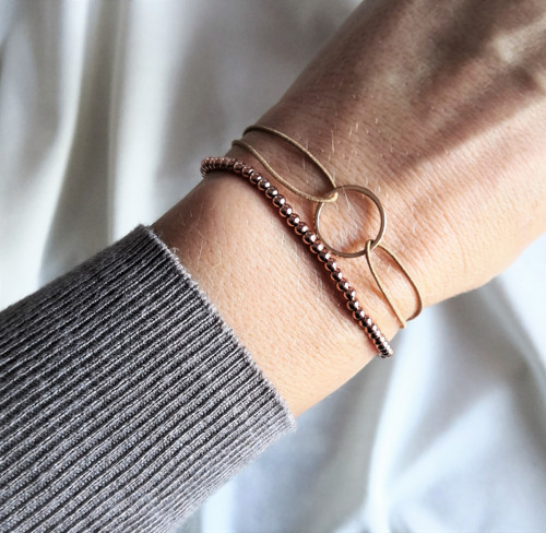 Karma*chirugická ocel*rosegold*náramek
