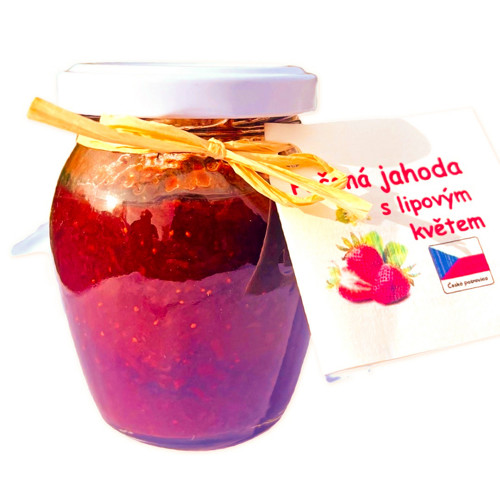 Pečený čaj - jahodový s lipovým květem, 140 ml