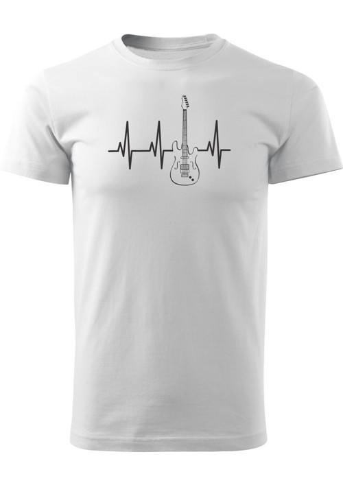 Pánské tričko "Electric Guitar Heart Beat"