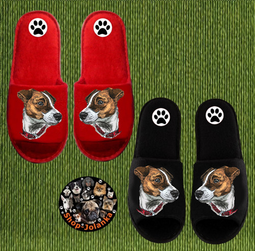 Jack Russell Teriér Bačkůrky- Pantofle