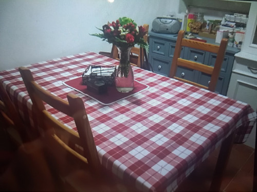 Kostkovaný ubrus — foto 1