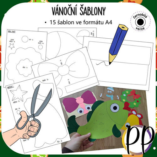 Vánoční šablony - výzdoba (PDF) — foto 1
