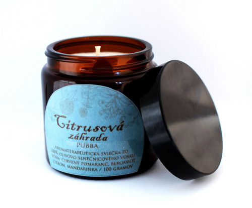 Aromaterapeutická svíčka - Citrusová zahrada