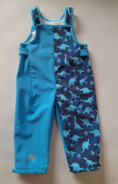 Zimní softshell. lacláče - dinosauři - vel. 86