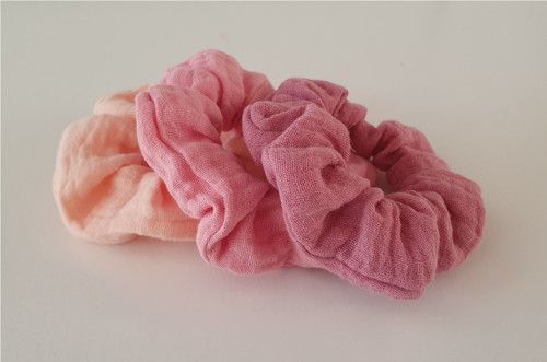 Mušelínové scrunchies