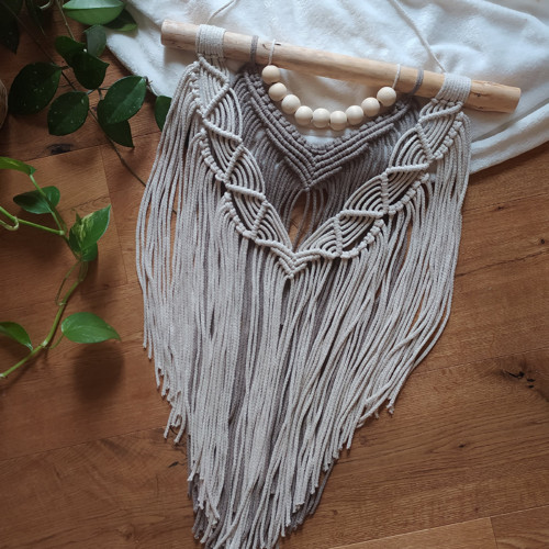 Macramé s korálky
