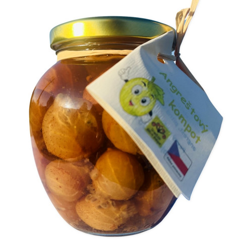 Angreštový kompot, 370 g — foto 1