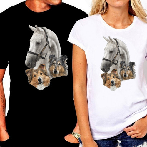 Kolie, Šeltie Tričko Unisex