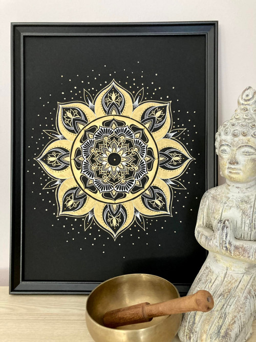 Mandala Púštny kvet