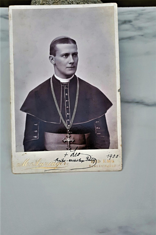 Kníže arcibiskup Leo - kabinetka — foto 1