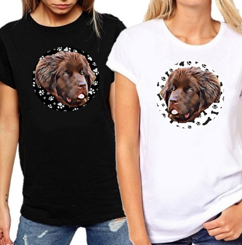 Novofundlandský Pes Tričko Unisex
