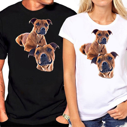Pitbull Stafford Tričko Unisex