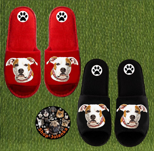 Pitbull Stafford Bačkůrky- Pantofle