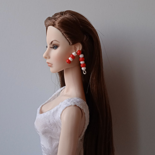 Šperky pro Barbie, FR, Integrity - náušnice vánočn — foto 1