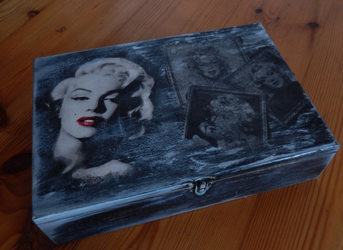Marilyn Monroe - dřevěná krabička — foto 1