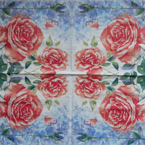 Aquarell rose 3933