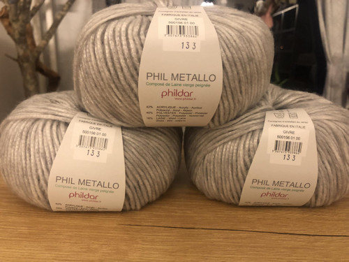 Příze PHIL METALLO 500 g
