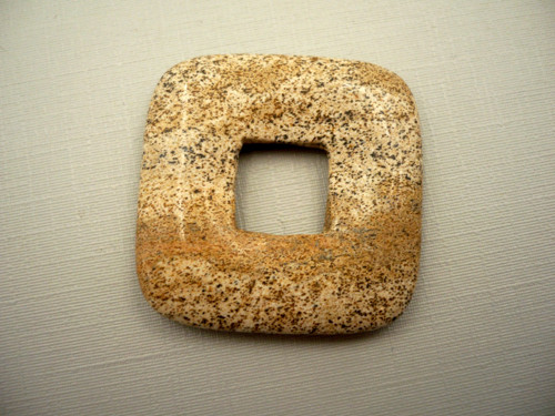 Donut 3,5 cm - jaspis obrázkový, č.32f — foto 1