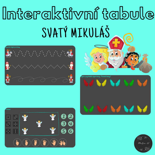 Svatý Mikuláš, interaktivní tabule — foto 1