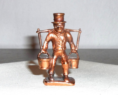 Starožitná měděná FIGURKA, postavička