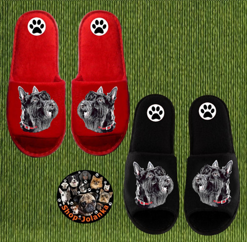 Skotský Teriér Bačkůrky- Pantofle