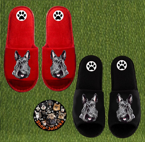 Skotský Teriér Bačkůrky- Pantofle