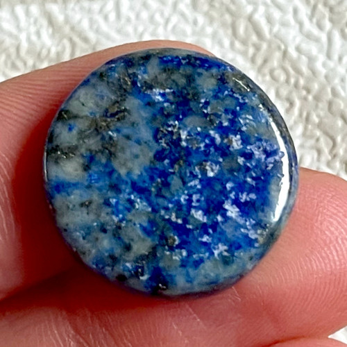 Lapis Lazuli kabošon (19x4mm)