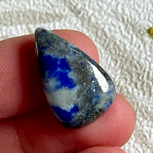 Lapis Lazuli kabošon (22x14x5mm)