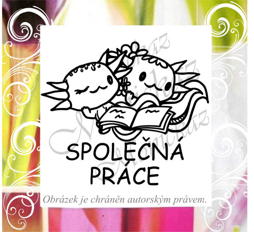 Společná práce Axolotl 829. Razítko.