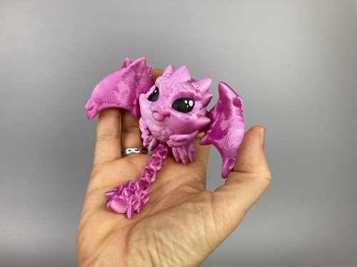 Rohatý rarášek - 13cm, 3D tisk — foto 1