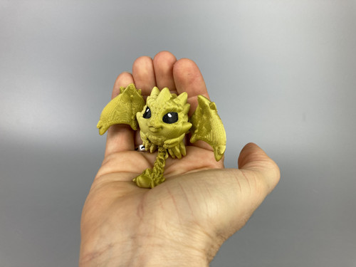 Rohatý rarášek - 9cm, 3D tisk — foto 1