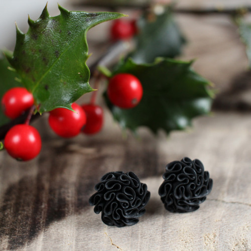 Náušnice Black — foto 1