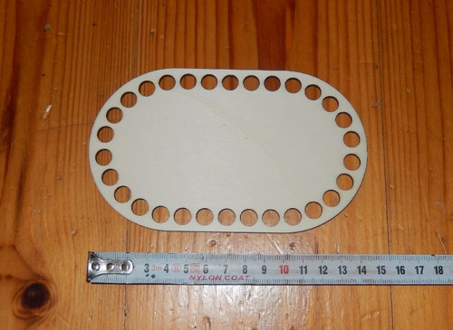Ovál 9x15 cm - dno k oplétání