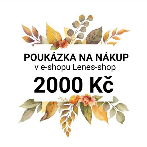 Nákupní poukaz 2000 Kč u prodejce LENES — foto 1