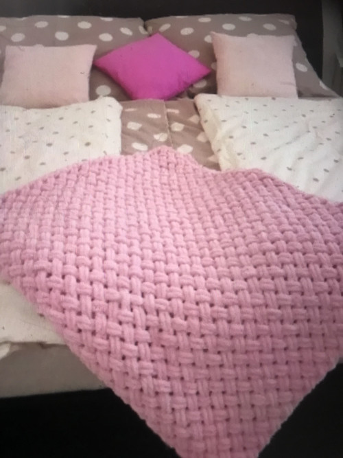 Deka Puffy originál 160x200 cm starorůžová
