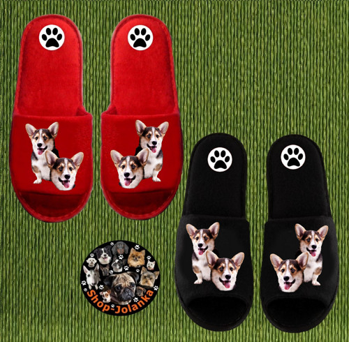 Welsh Corgi Bačkůrky- Pantofle — foto 1