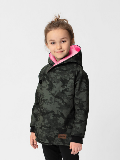 Drexiss SOFT kabátek ARMY/PINK