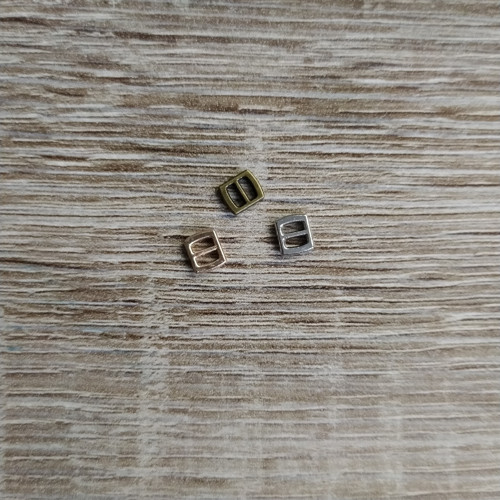 Spona, přezka, zapínání mini pro panenky 5x6mm
