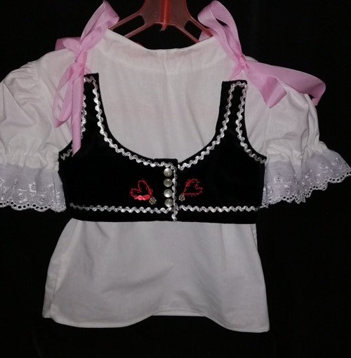 Rukávce, halenka kroj, folklor. — foto 1