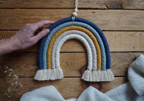 Velká macrame duha